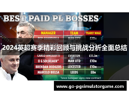 2024英超赛季精彩回顾与挑战分析全面总结
