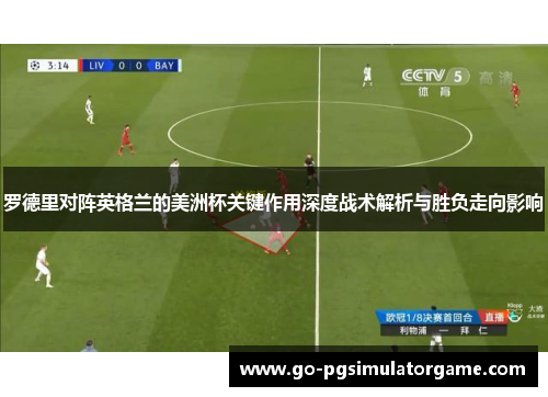 罗德里对阵英格兰的美洲杯关键作用深度战术解析与胜负走向影响