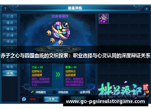 赤子之心与四国血统的交织探索：职业选择与心灵认同的深度辩证关系